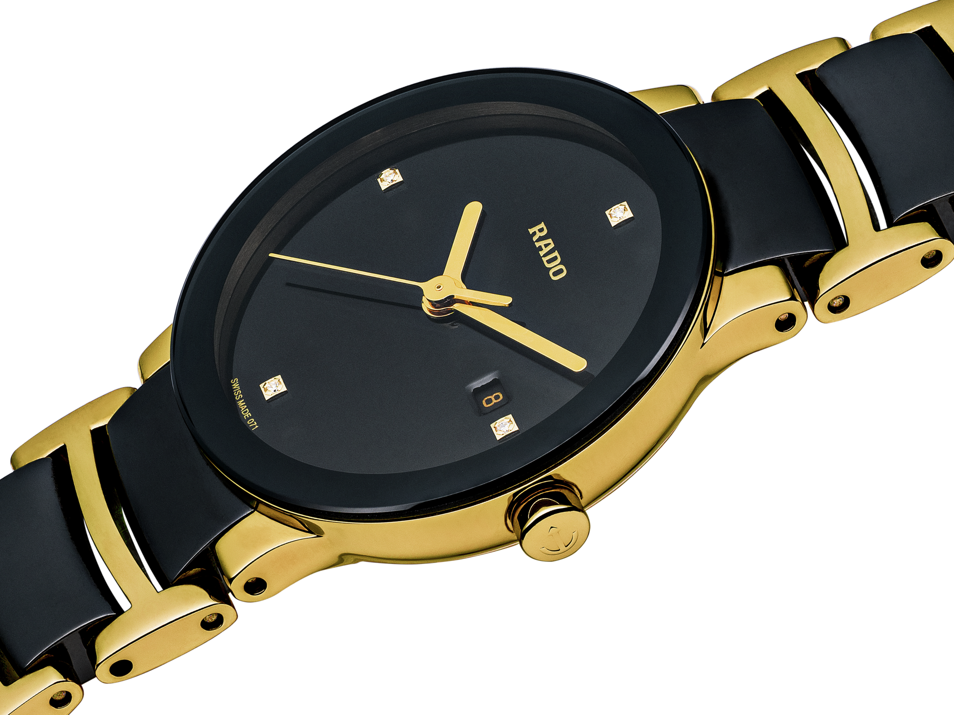 Rado Centrix Black Dial Women 28mm