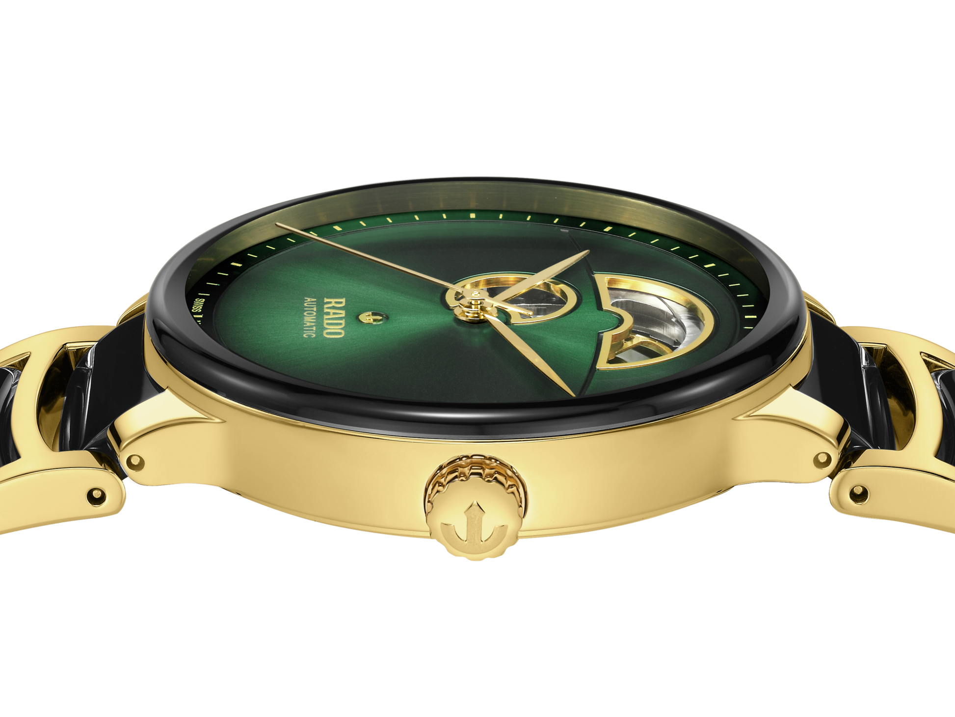 Rado Centrix Black & Green Dial Unisex 39.5mm