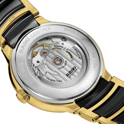 Rado Centrix Automatic Diamonds Black Dial Unisex 39.5mm