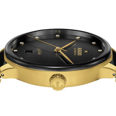 Rado Centrix Automatic Diamonds Black Dial Unisex 39.5mm