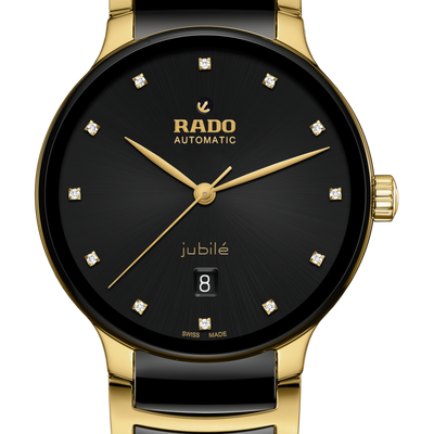 Rado Centrix Automatic Diamonds Black Dial Unisex 39.5mm