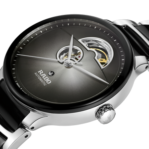 Rado Centrix Black & Silver Dial Unisex 39.5mm