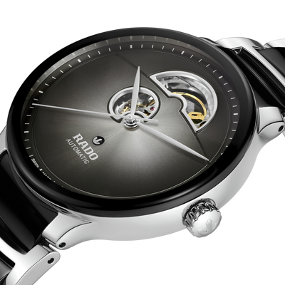 Rado Centrix Black & Silver Dial Unisex 39.5mm