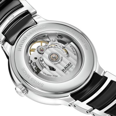 Rado Centrix Black & Silver Dial Unisex 39.5mm
