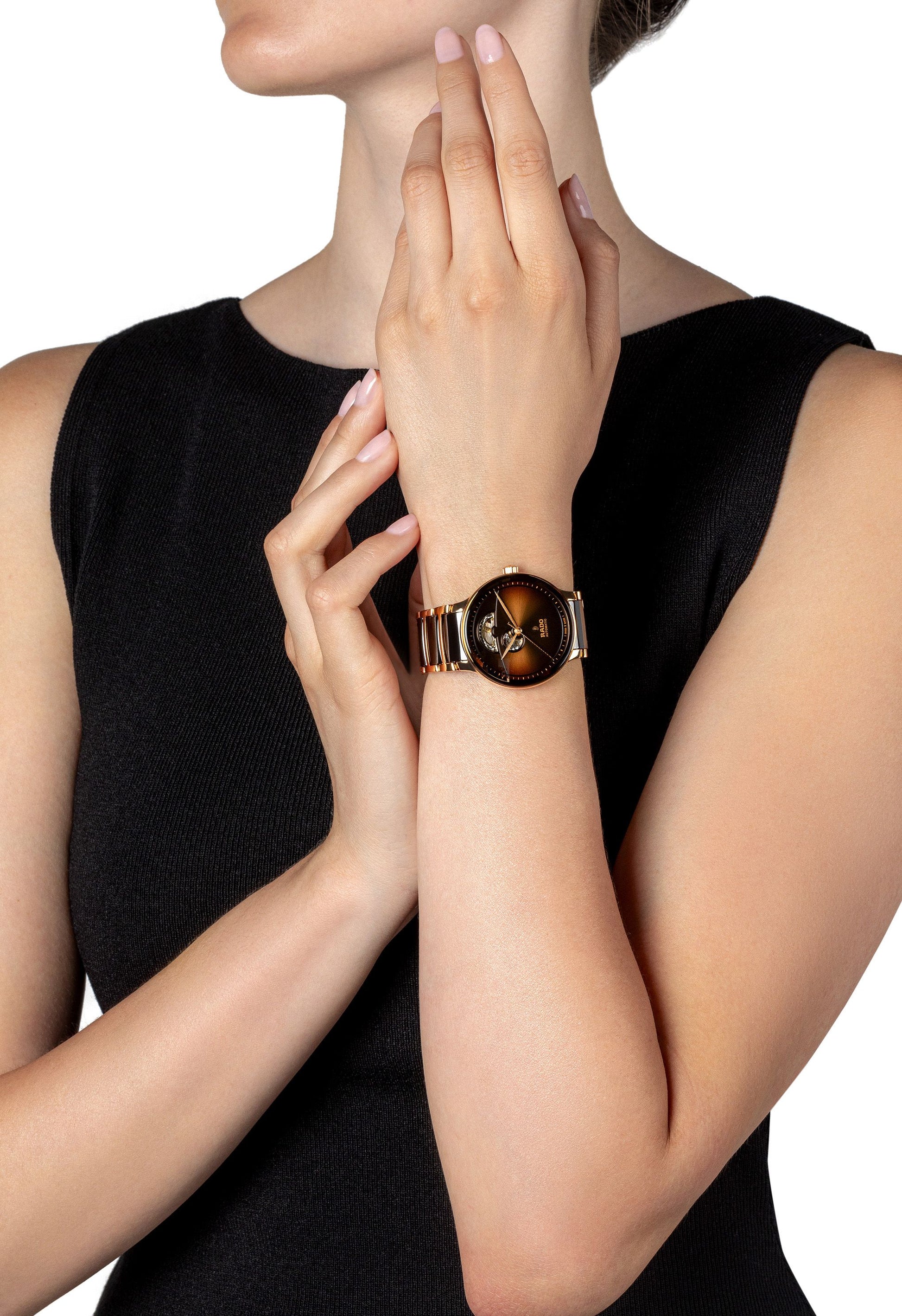 Rado Centrix Brown Dial Unisex 39.5mm