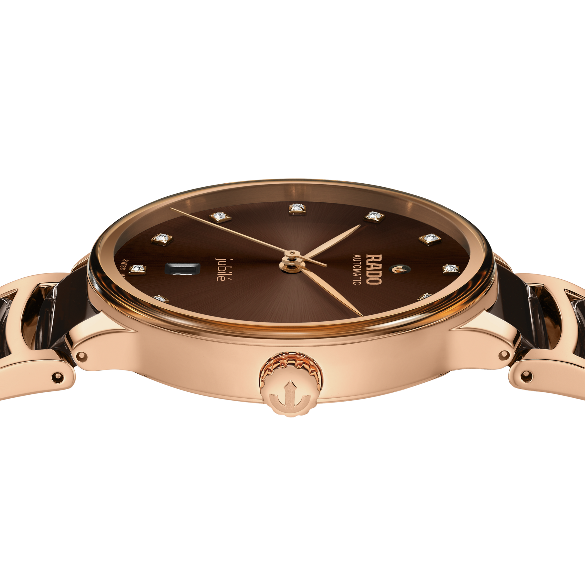 Rado Centrix Brown Dial Unisex 39.5mm