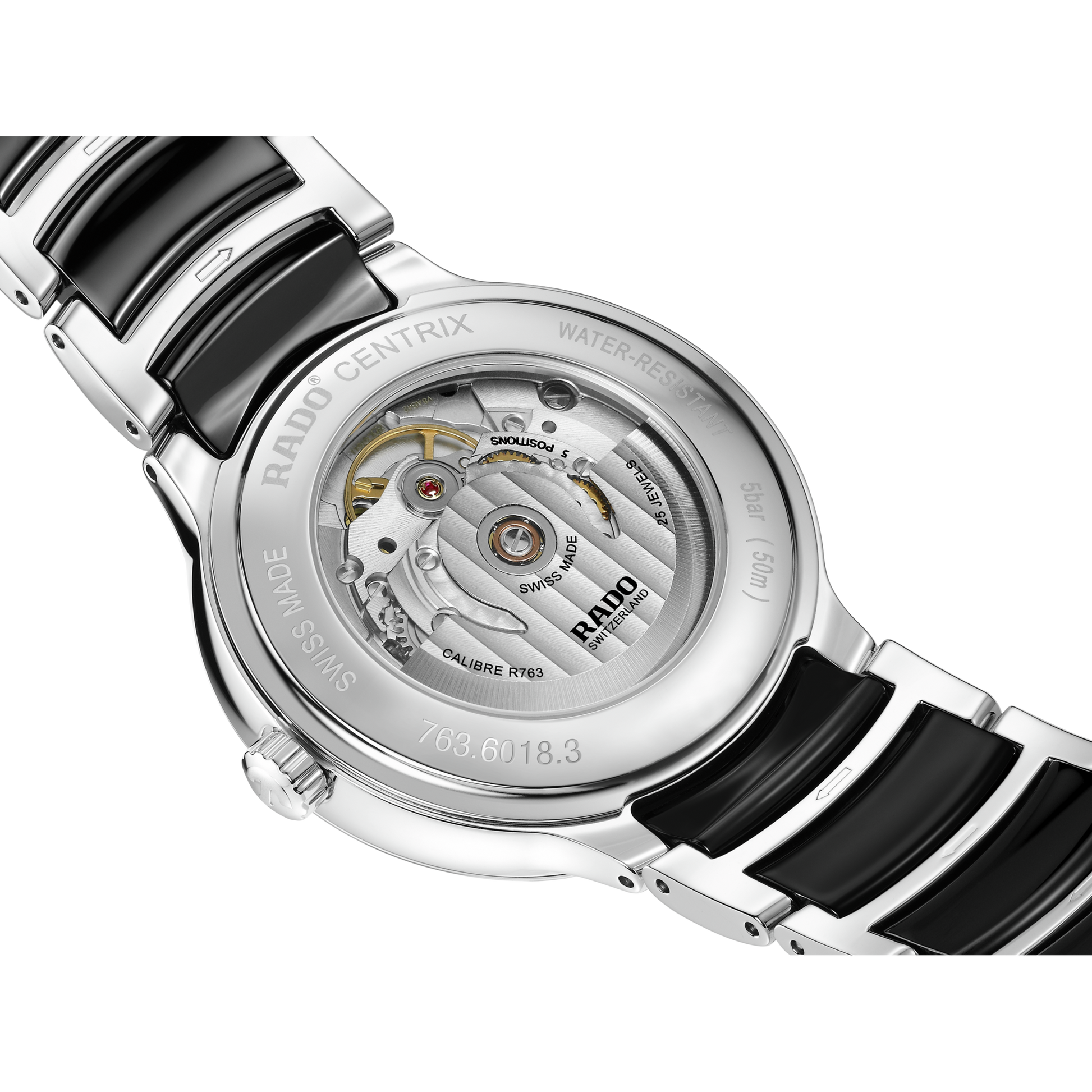 Rado Centrix Black Dial Unisex 39.5mm