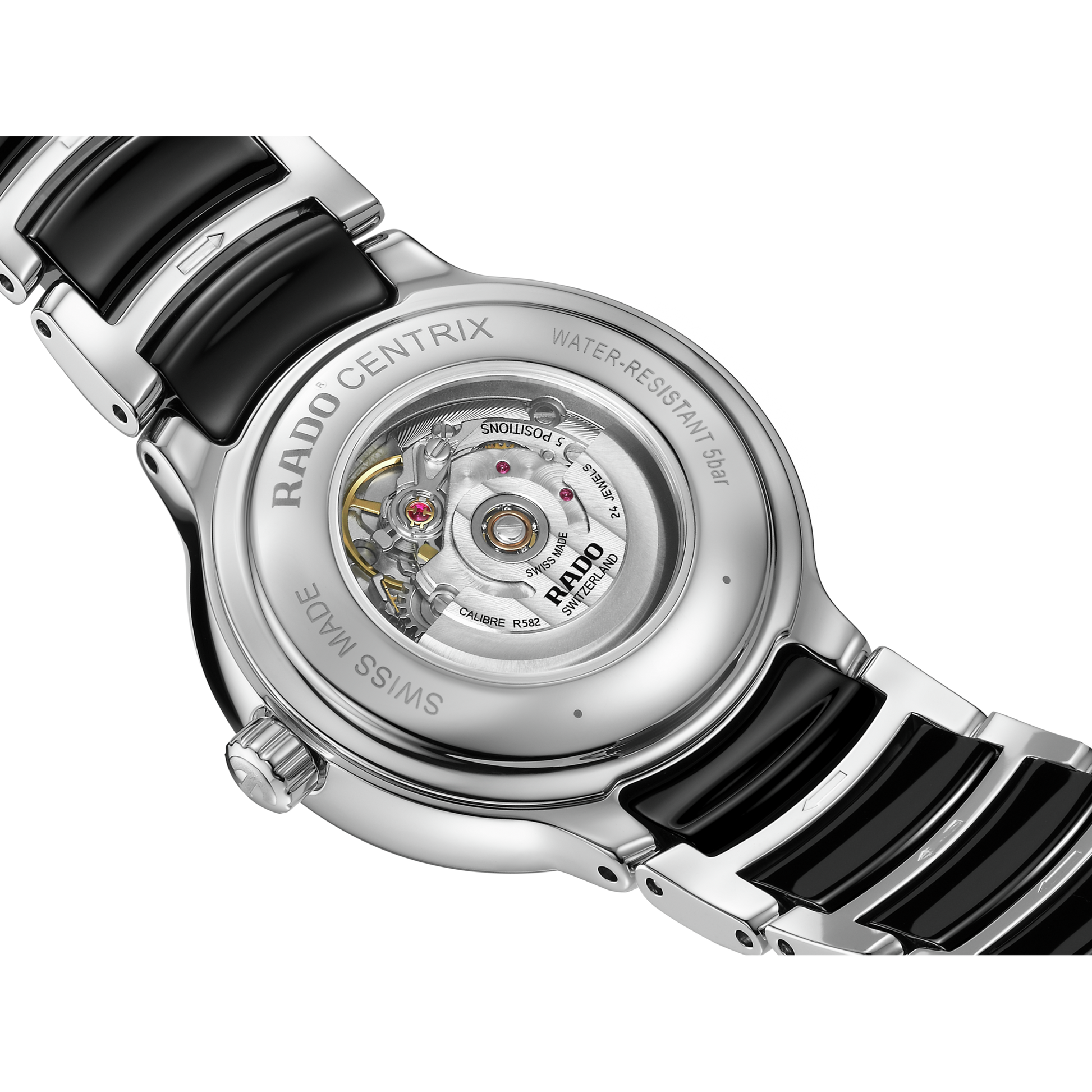 Rado Centrix Black Dial Women 30.5mm