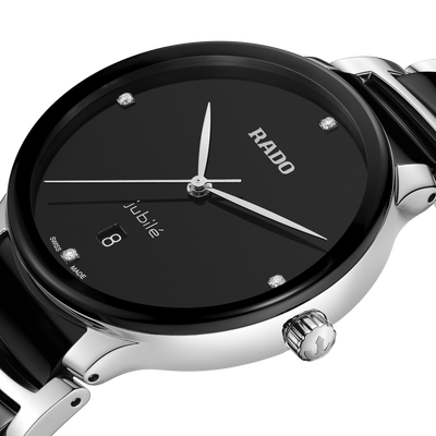 Rado Centrix Black Dial Unisex 39.5mm