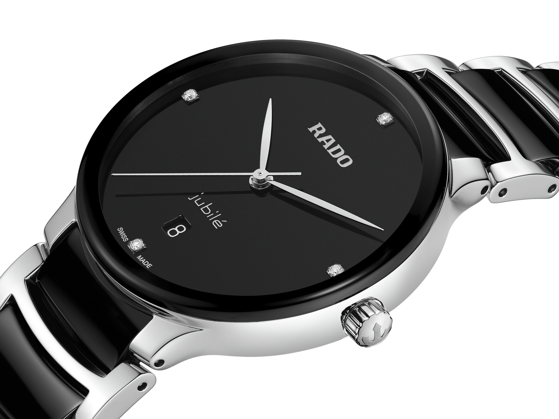 Rado Centrix Black Dial Unisex 39.5mm