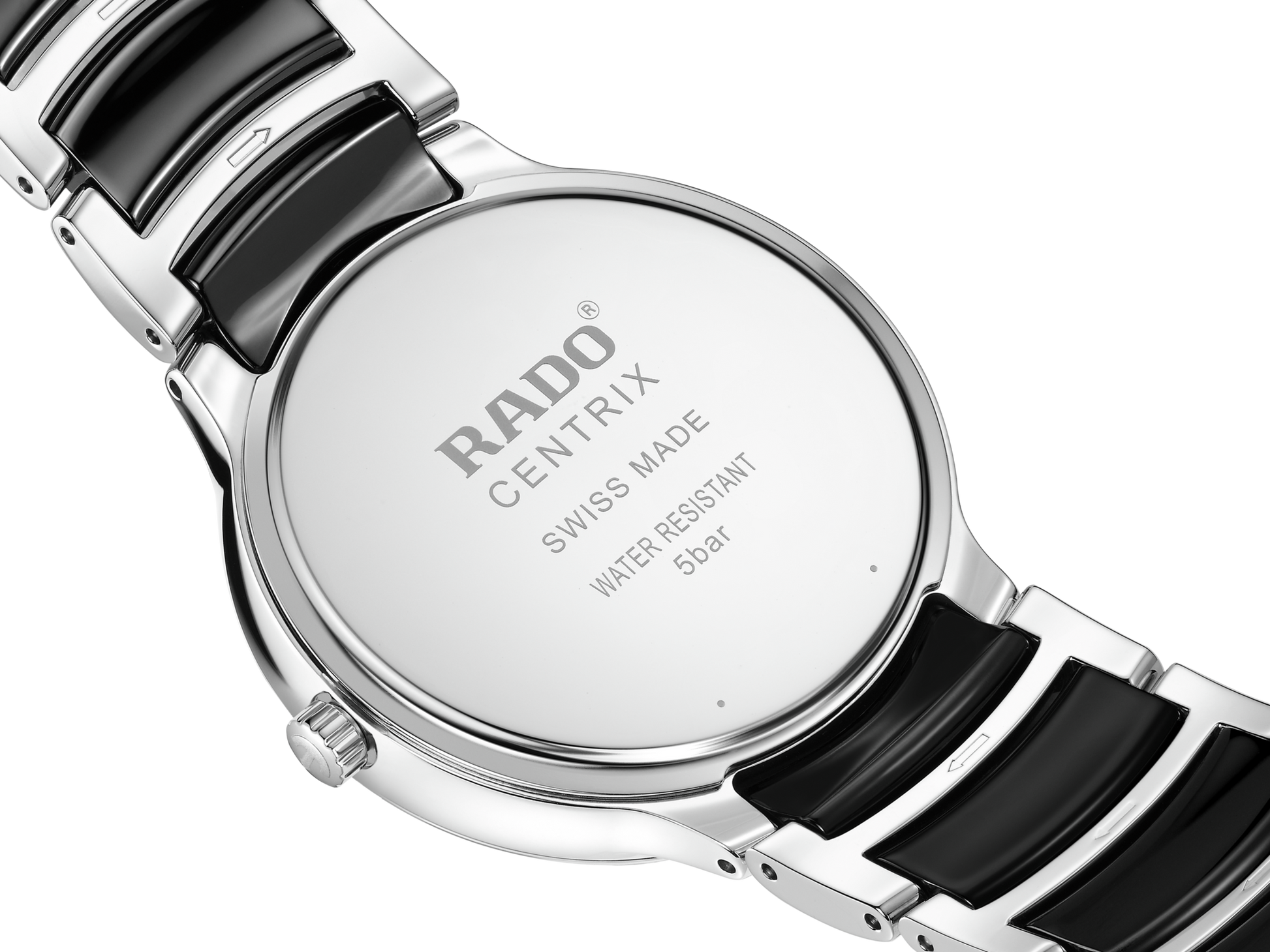 Rado Centrix Black Dial Unisex 39.5mm