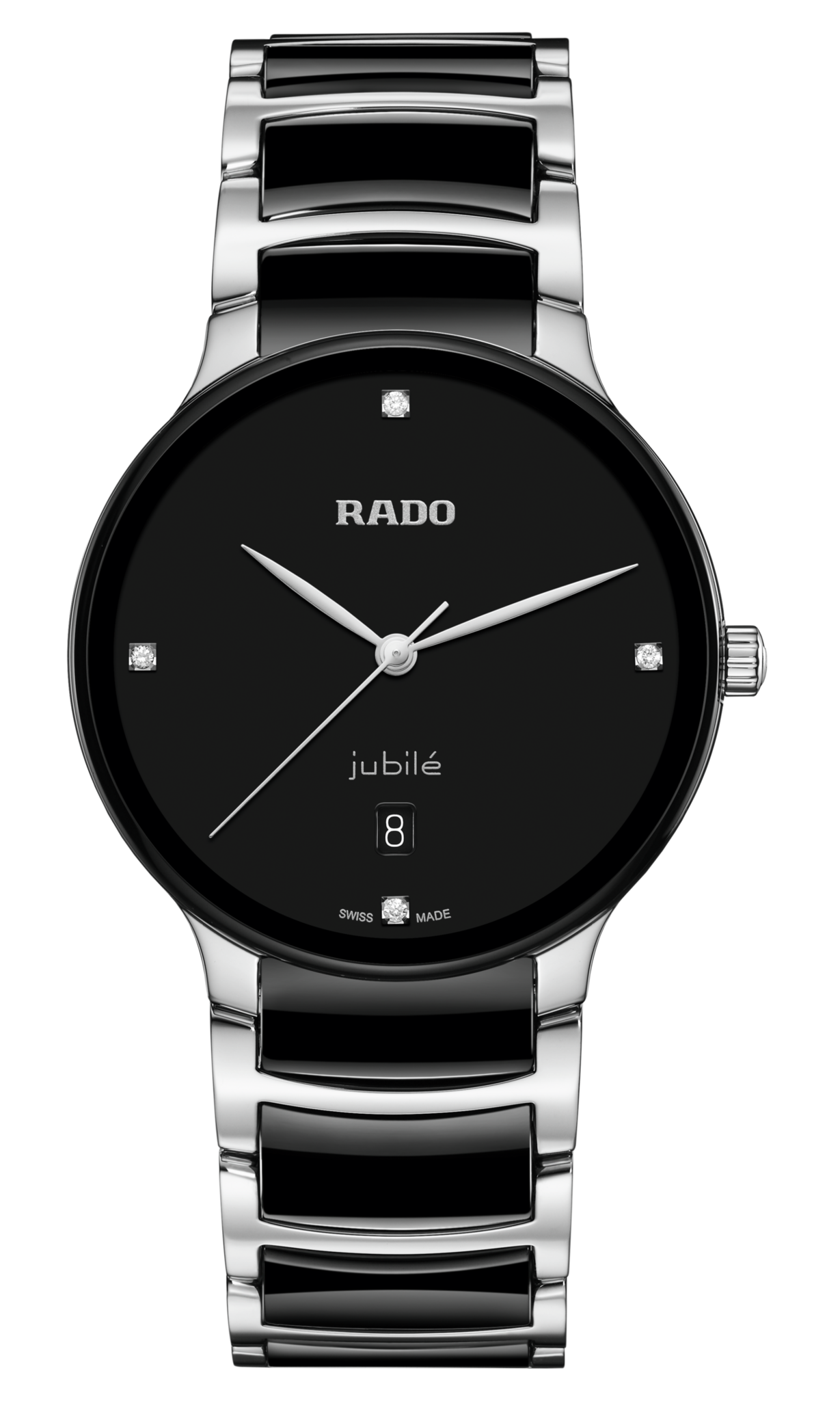 Rado Centrix Black Dial Unisex 39.5mm