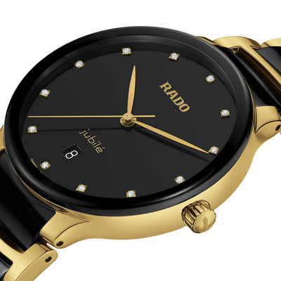 Rado Centrix Black Dial Unisex 39.5mm