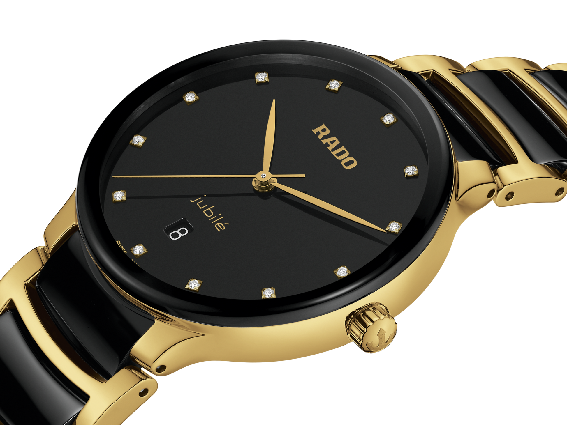 Rado Centrix Black Dial Unisex 39.5mm