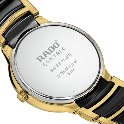 Rado Centrix Black Dial Unisex 39.5mm
