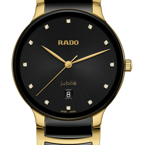 Rado Centrix Black Dial Unisex 39.5mm