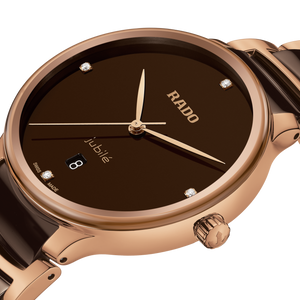 Rado Centrix Brown Dial Unisex 39.5mm