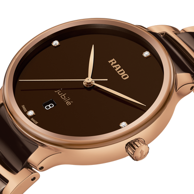 Rado Centrix Brown Dial Unisex 39.5mm