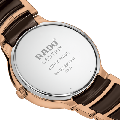 Rado Centrix Brown Dial Unisex 39.5mm