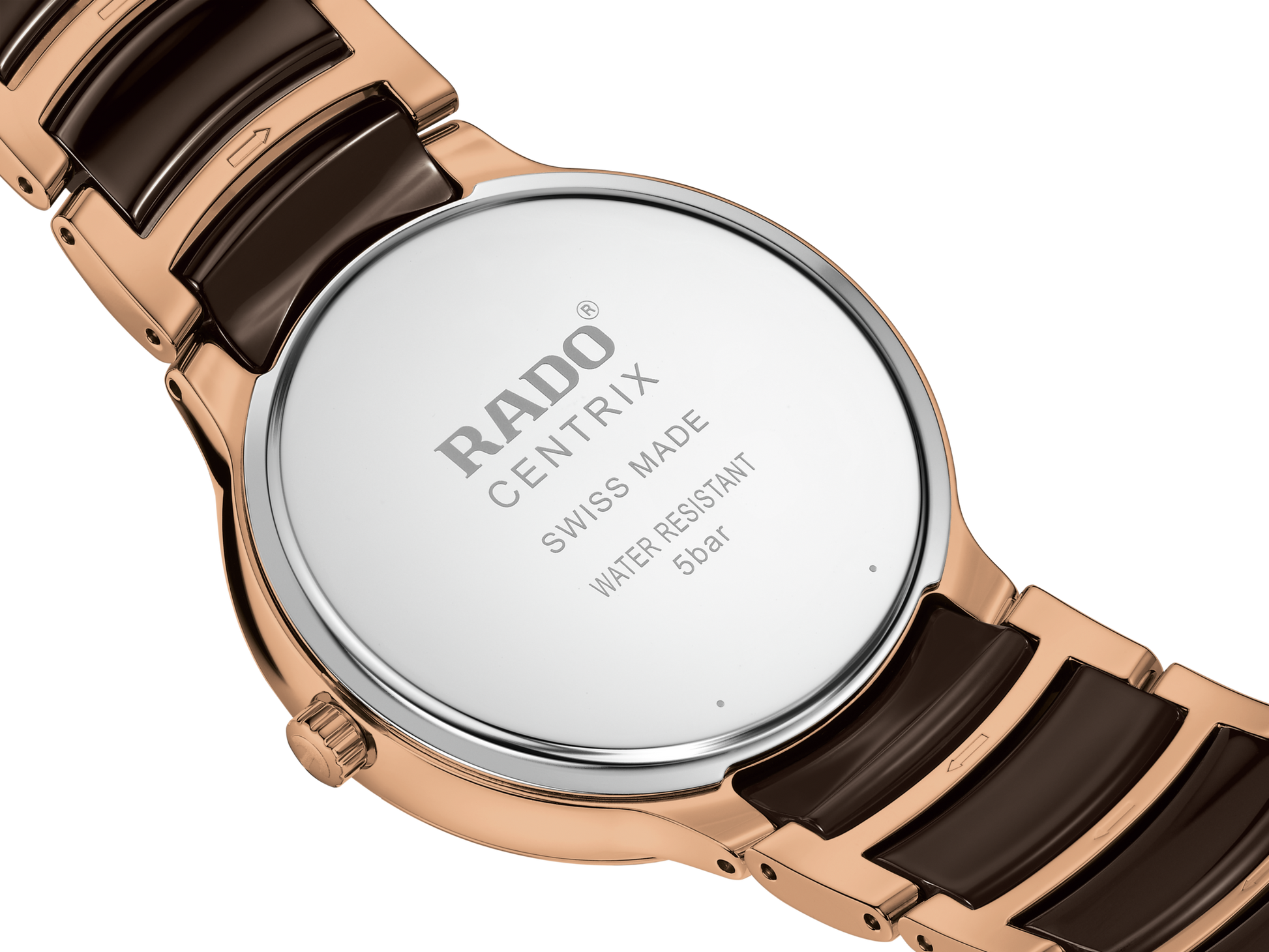 Rado Centrix Brown Dial Unisex 39.5mm
