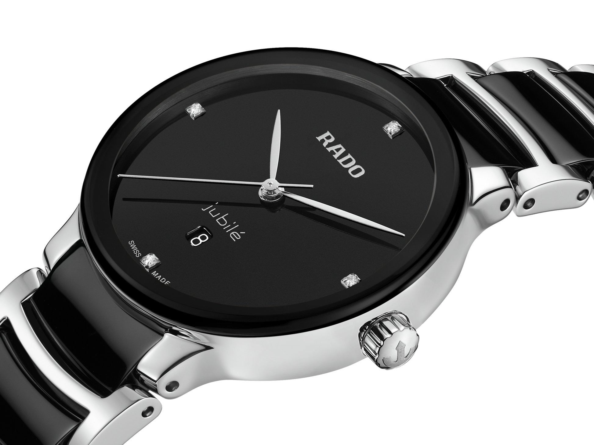 Rado Centrix Black Dial Men 30.5mm