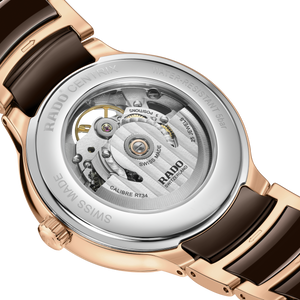Rado Centrix Automatic Diamonds Open Heart Brown & Rose Gold Dial Unisex 39.5MM