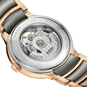 Rado Centrix Automatic Diamonds Open Heart Rose Gold & Silver Dial Unisex 39.5MM