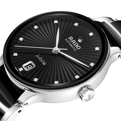 Rado Centrix Automatic Diamonds Black Dial Women 35MM