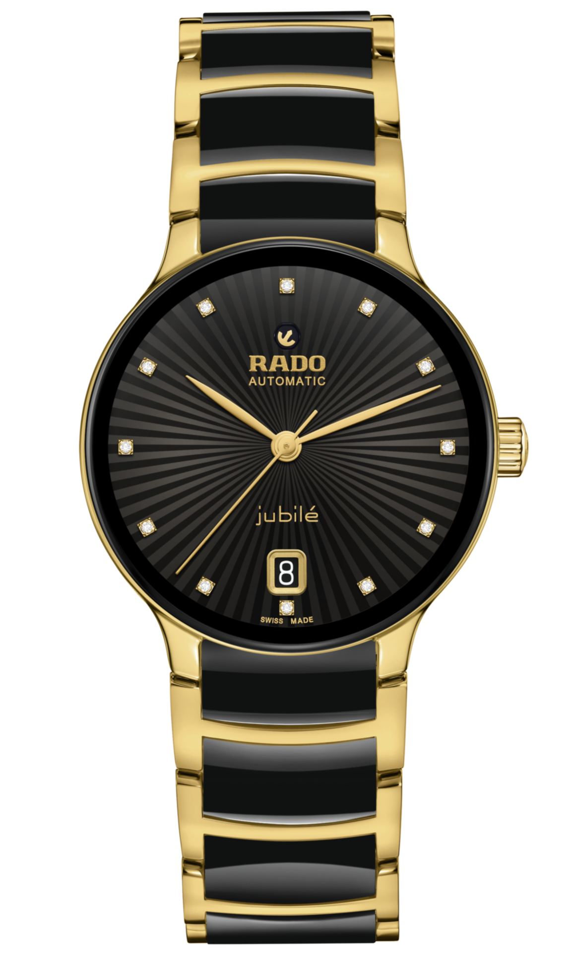 Rado Centrix Automatic Diamonds Black Dial Women 35MM