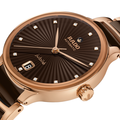 Rado Centrix Brown Dial Women 35MM