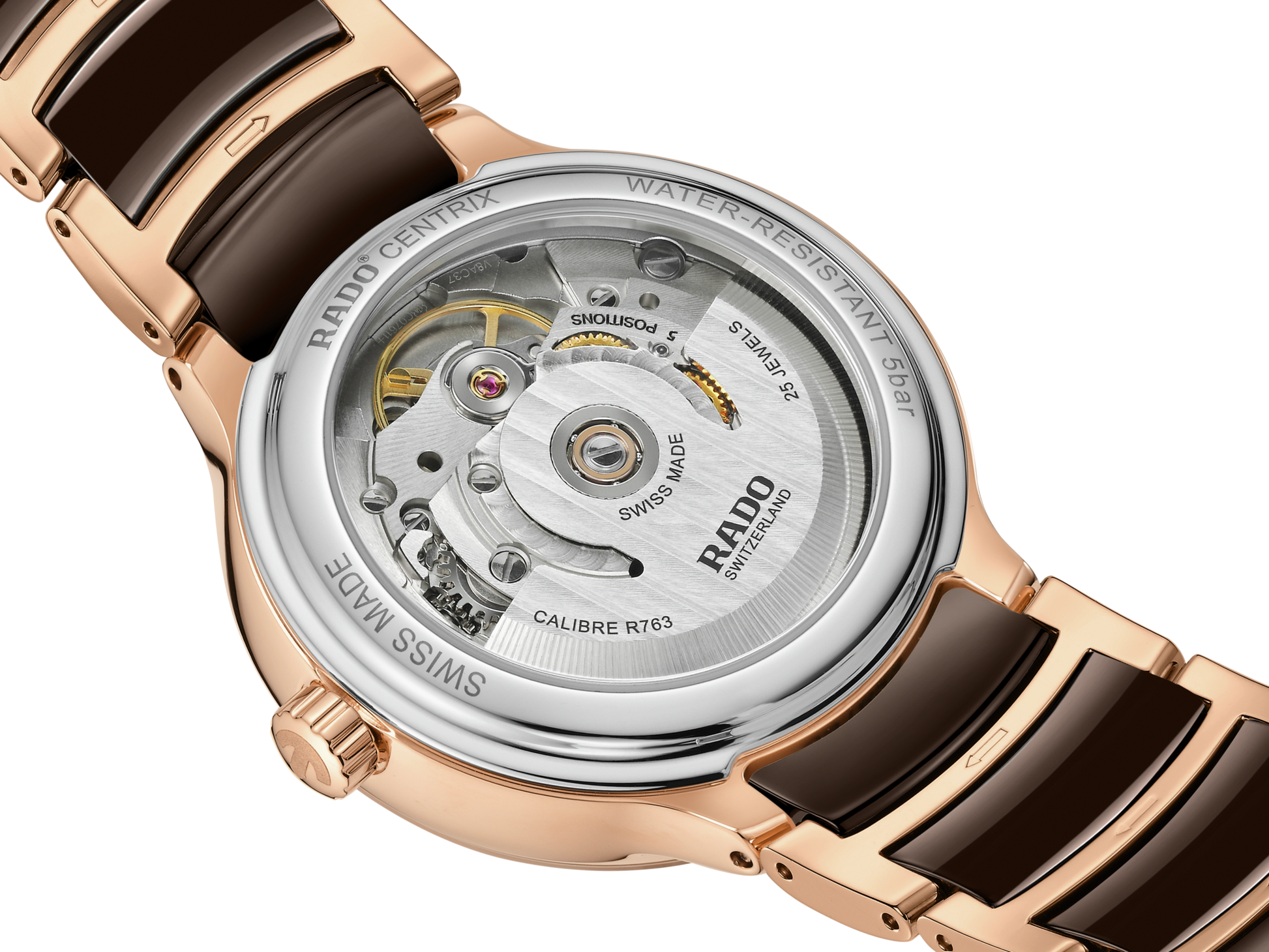 Rado Centrix Brown Dial Women 35MM