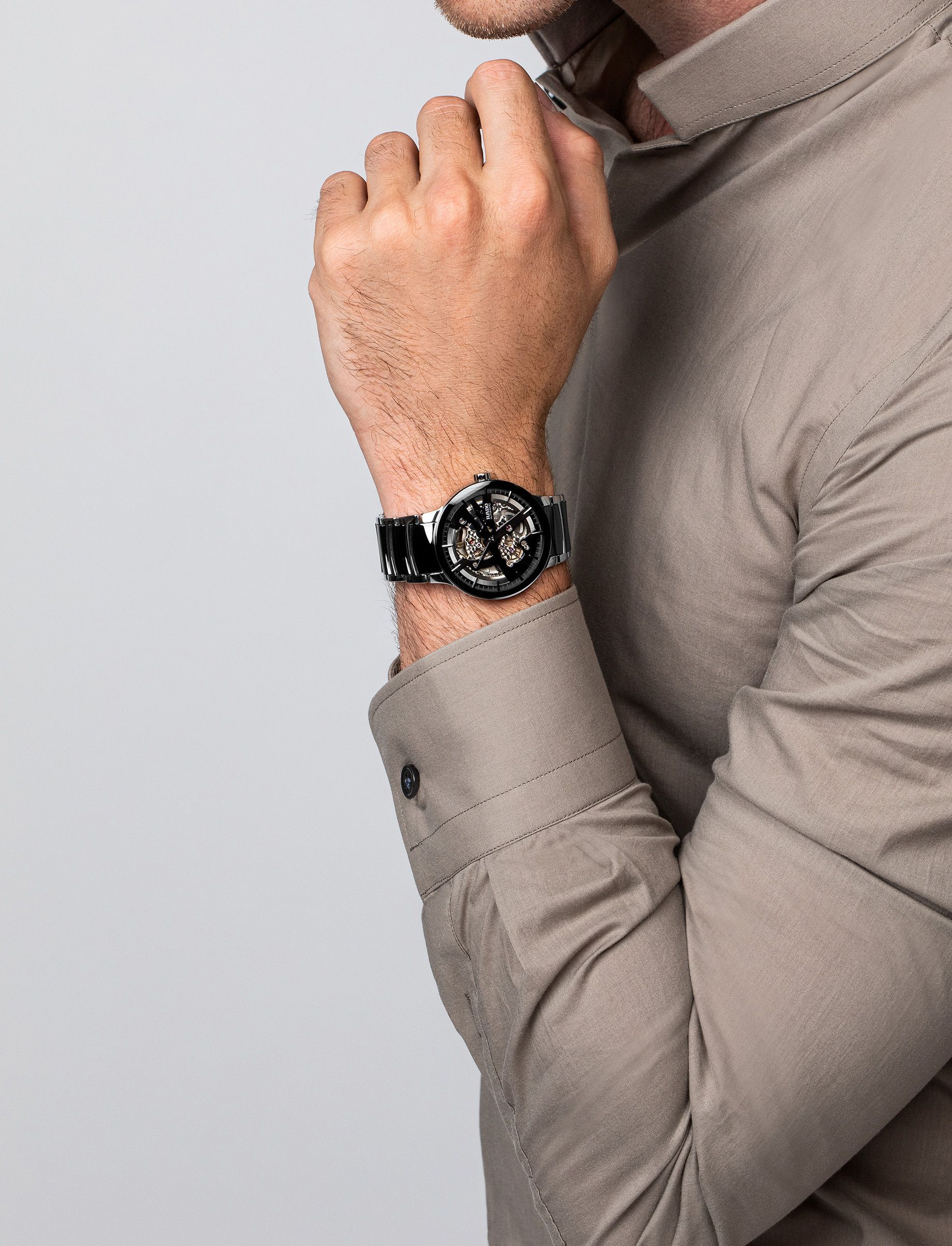 Rado Centrix Black Dial Unisex 38mm