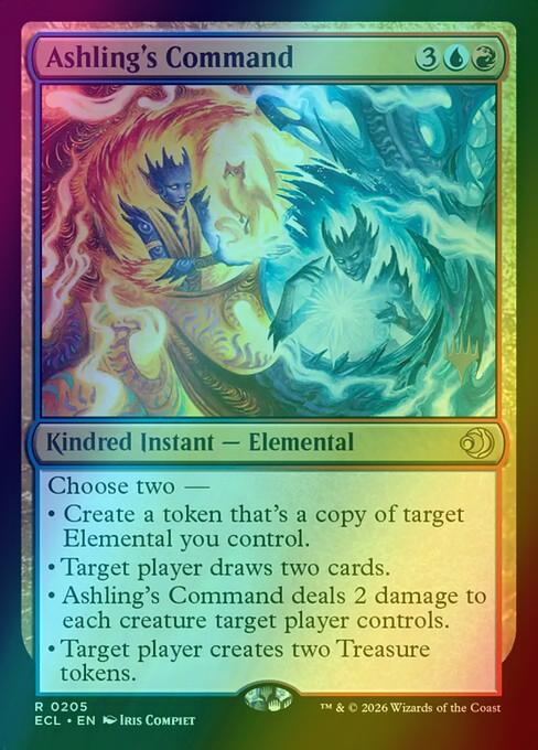 Ashling's Command [205p] [Promo Pack] [Lorwyn Eclipsed: Promos] [Foil]