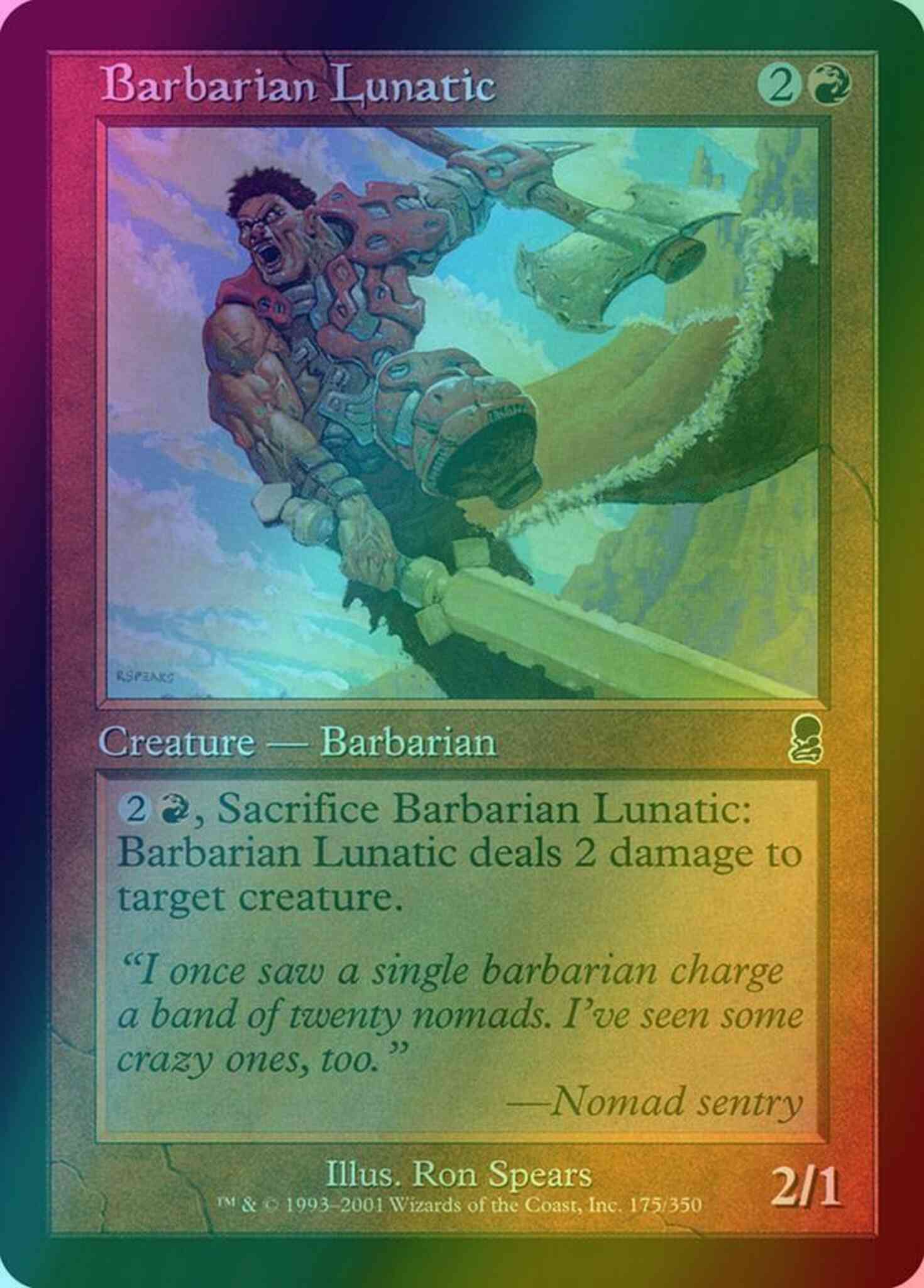 Barbarian Lunatic [175] [Odyssey] [Foil]