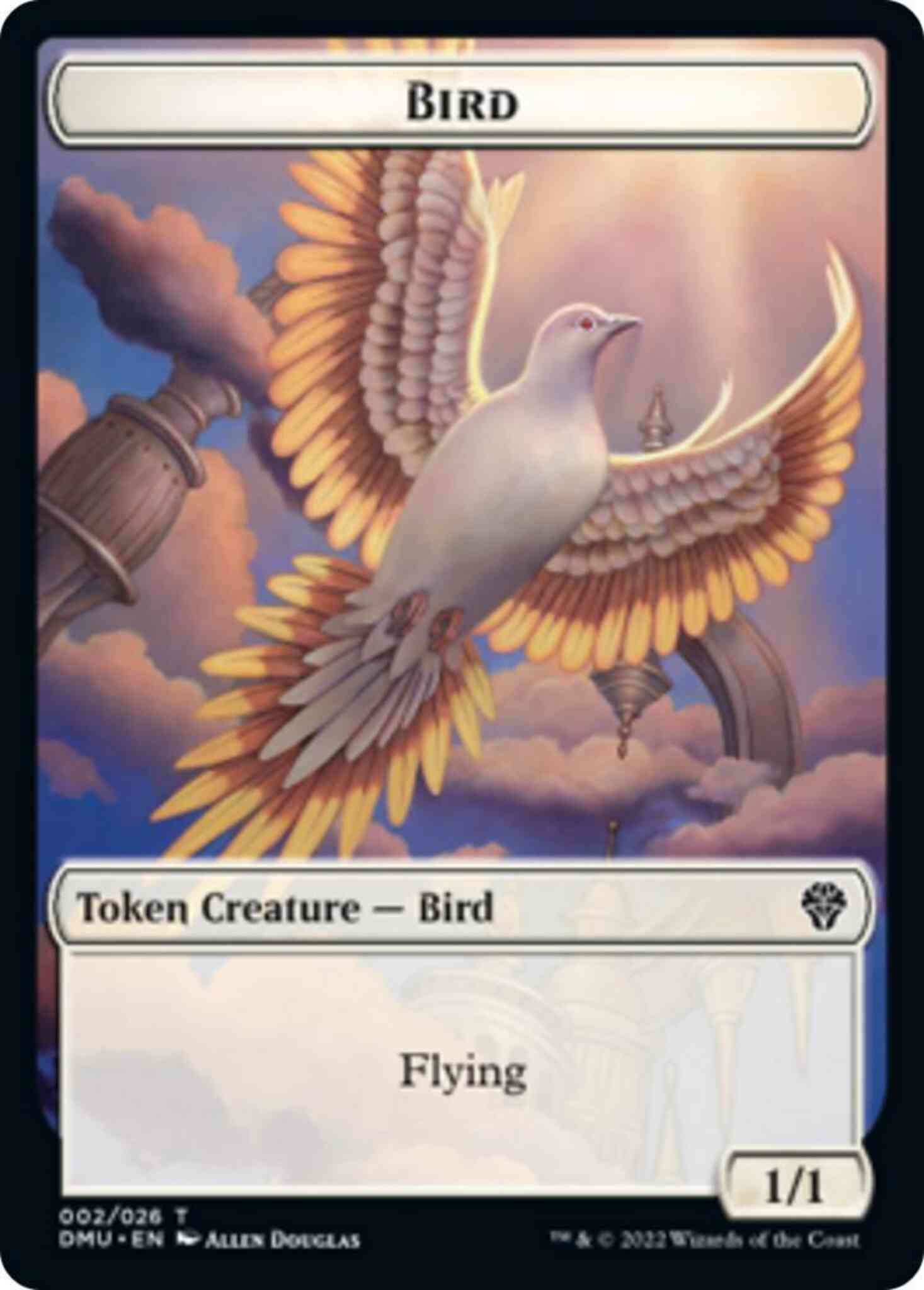 Bird Token [02] [DMU Set Symbol] [Dominaria United: Tokens] [Non-Foil]