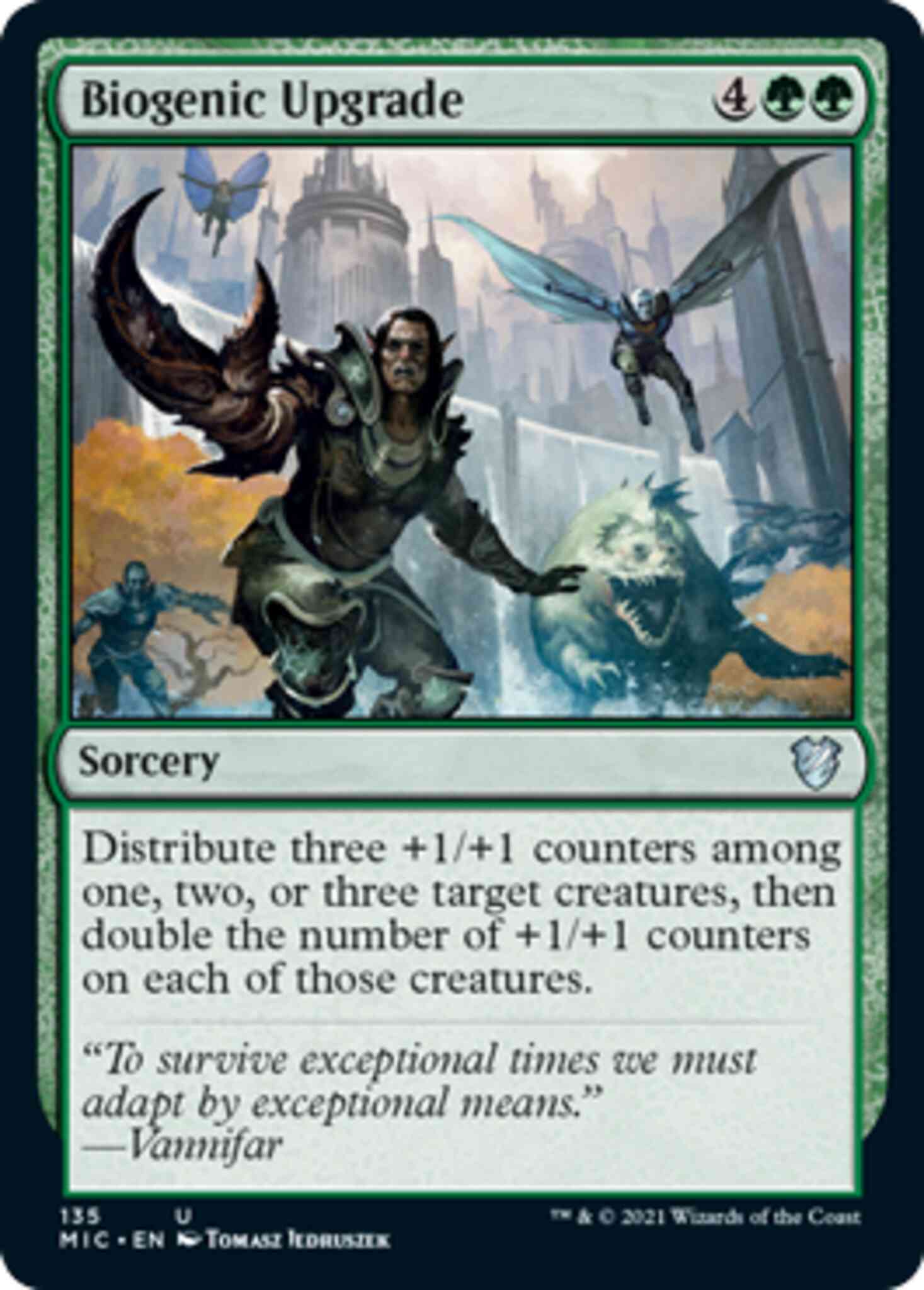 Biogenic Upgrade [135] [Innistrad: Midnight Hunt: Commander] [Non-Foil]