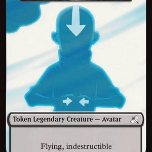 Aang, Awoken Avatar - Marit Lage Token (01) // Treasure Token (22) [TLE/TLA Set Symbol] [Avatar: The Last Airbender Eternal: Tokens] [Non-Foil]