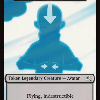 Aang, Awoken Avatar - Marit Lage Token (01) // Treasure Token (22) [TLE/TLA Set Symbol] [Avatar: The Last Airbender Eternal: Tokens] [Non-Foil]