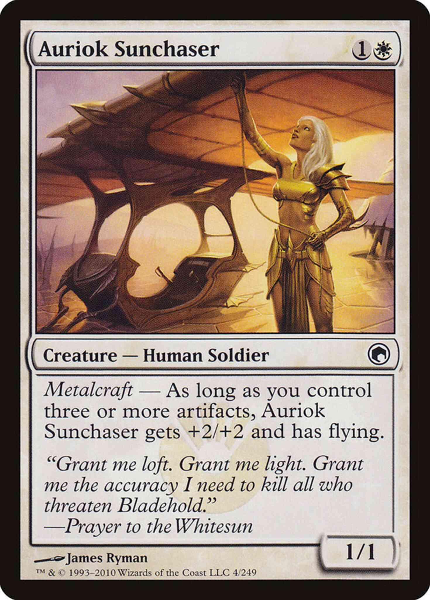 Auriok Sunchaser [4] [Scars Of Mirrodin] [Non-Foil]