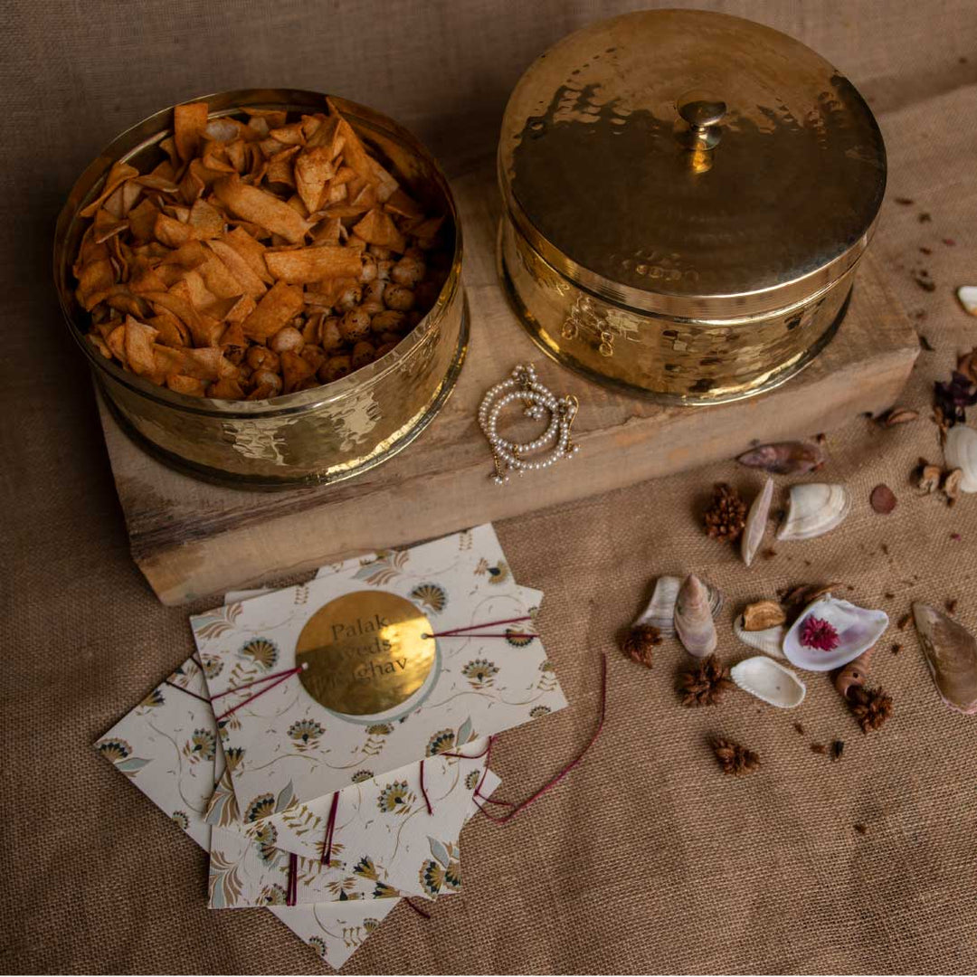 Wedding Invites with P-TAL Chapati Box