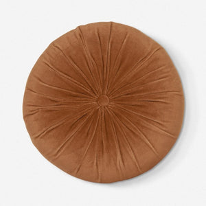 Monroe Velvet Round Pillow