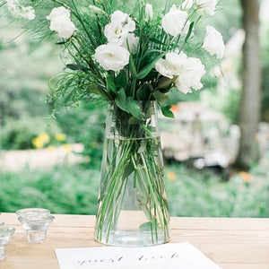 Chic Green and White Wedding Flowers
