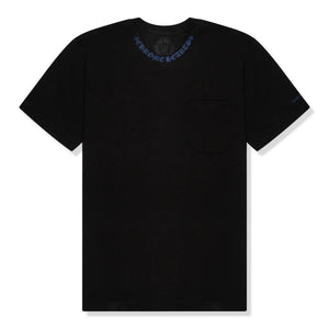 Chrome Hearts 1988 Neck Logo Black Blue T Shirt