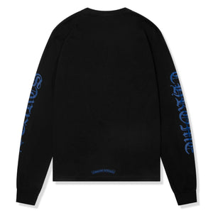 Chrome Hearts 1988 Neck Logo L/S Black Blue T Shirt