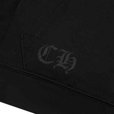 Chrome Hearts 1988 Script Logo Zip-Up Black Blue Hoodie