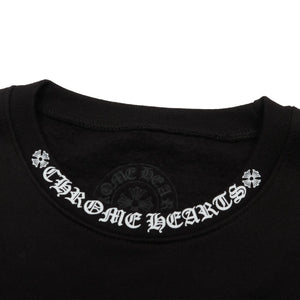 Chrome Hearts 1998 Neck Logo Black White Sweatshirt