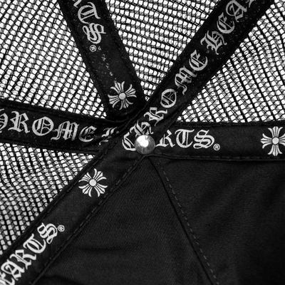 Chrome Hearts Cemetery Black White Trucker Cap