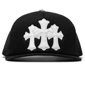 Chrome Hearts Cemetery Black White Trucker Cap