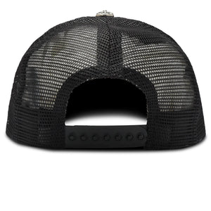 Chrome Hearts CH Hollywood Usa Black Trucker Cap