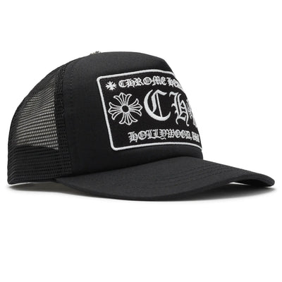 Chrome Hearts CH Hollywood Usa Black Trucker Cap
